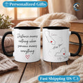 Personalized Long Distance Friendship Mug, Custom State Map Coffee Mug, Miss You Mug, Best Friend Mug, Friendship Map Gift